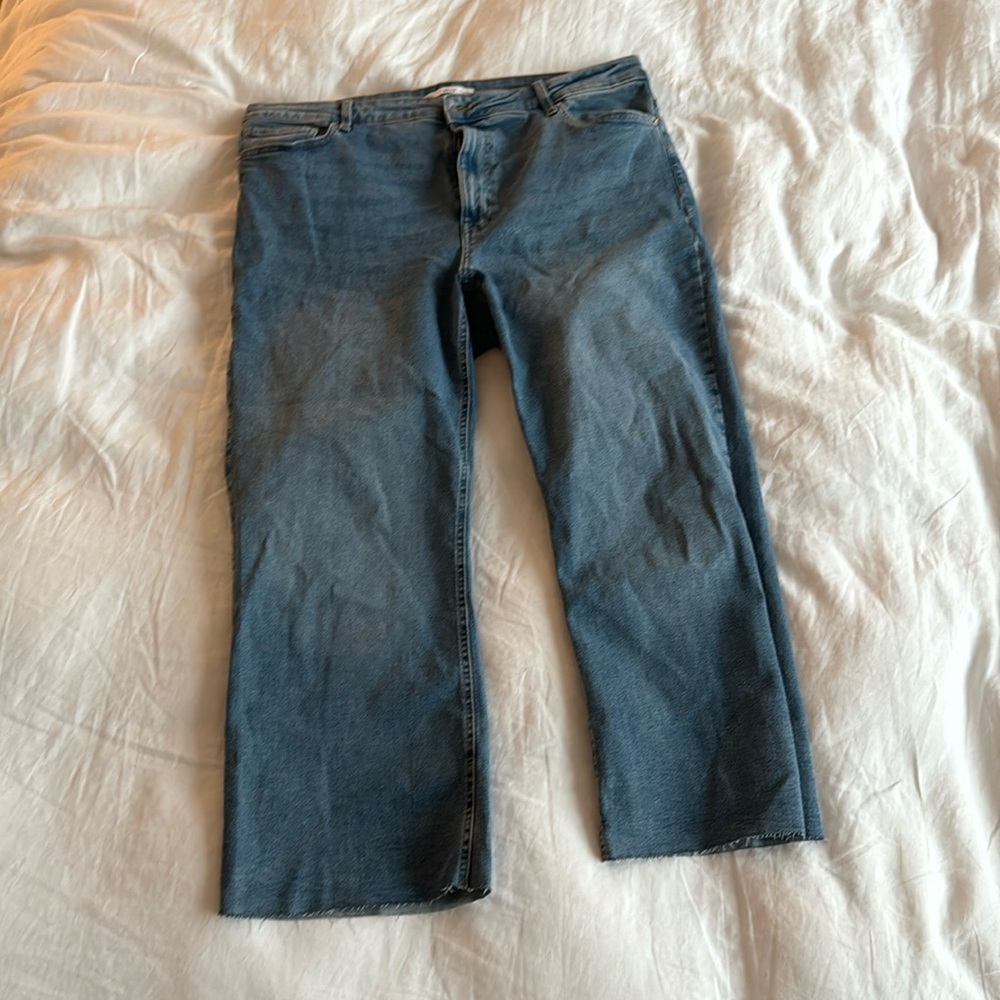 Mango high rise jean